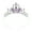 Silver purple diamon, variant on FENOHREFE Queen Crowns Blingbling Headband Heart Headwear Glistening Photo Props Halloween Party Headwear Cosplay Accessories
