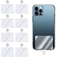 thumbnail image 2 of Paquete de 8 anillos de metal transparente con parches de repuesto universal para teléfono móvil compatible con fundas protectoras Rojo Verde, 2 of 5