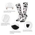 thumbnail image 4 of Picia Women Crew Soft Moisture-wicking Socks Cute Animal with Cow Pattern Design Cotton Socks, One Size fit All, 4 of 9