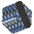 thumbnail image 3 of Riousery 5pcs Washable Menstrual Pad Bamboo Charcoal Soft Reusable Sanitary Pad with Leak Protection, 7.9 inches / 20 cm by 11.8 inches / 30 cm, Heavy Absorbency, 5 Count, 3 of 4