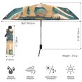 thumbnail image 3 of FORMRS Travel Umbrella Folding Auto Open Close Windproof Rain UV Protection, Dinosaur at Night, 3 of 8