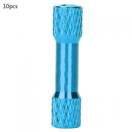 

Column Spacer M3 Standoff 10 Pcs Standoff M3x25mm Anodized Aluminum Alloy Female Thread Column Balanced Spacer For QuadcopterShallow Blue