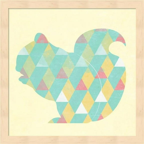 Metaverse R911212-0120000-AEAAAACAN4 13.25 x 13.25 in. Patterned Nature I Framed Wall Art by SD Graphics Studio