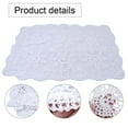 thumbnail image 6 of Vintage Rectangle Cotton Crochet Lace Table Cloth Small Tablecloth 40X60Cm White, 6 of 9