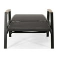thumbnail image 2 of Noble House Reclining Aluminum Outdoor Chaise Lounge - Set of 4, Black, 2 of 12