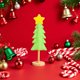 thumbnail image 5 of 1 paquete de adornos de madera para árbol de Navidad de mesa, adornos de madera maciza de pie, base decorativa, artesanías, decoración navideña para el hogar Yulucky, 5 of 6