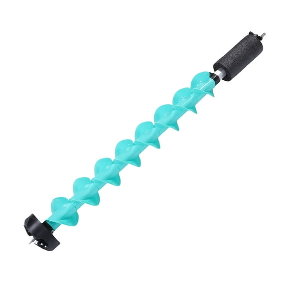 Auger Drill Bit 5 Inch Drilling Diameter Nylon Ice Drill Bit with Float and Versatile Adapter for Deep Waters