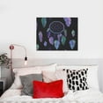 thumbnail image 4 of Lsque Dreamcatcher With Colorful Feathers Print Wall Art – Decorative Picture for Living Room, Bedroom, and Office (Horizontal), 4 of 6