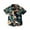 Navy, variant on FUNDUFI Toddler Boys T-Shirts Short Sleeve Casual Hawaiian Floral Printed Lapel Polo Shirts Soft Comfortable Buttons Up Summer Shirt Tops 18-24 Months