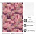 thumbnail image 2 of 2 Pcs Pioneer Flower Floral Print Pattern Kitchen Towels, Funny Microfiber Dish Towel Set, 18" X 26" Tea Towels, 2 of 6