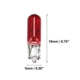 thumbnail image 3 of Unique Bargains 10pcs DC 12V T5 W1.2W LED Lights Dashboard Light Red for Car Internal, 3 of 6