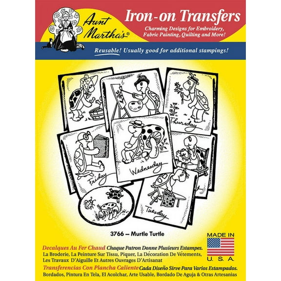 Aunt Martha's #3766 Murtle Turtle