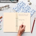thumbnail image 4 of FORMRS 1-Subject Spiral Notebook 8" x 5" College Ruled 60 Refillable Sheet A5 Hard Cover, Blue Animals Pattern, 4 of 7