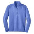 thumbnail image 5 of Mens Sport Wick Stretch 1/2 Zip Polyester/Spandex Pullover True Royal Heather S, 5 of 7