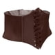 thumbnail image 4 of Cinturón Ancho Yinane para Mujer con Cordones Piel Sintética Marrón, 4 of 8