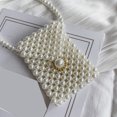 thumbnail image 3 of Bolsa Mini de mensajero informal con perlas para mujer, de hombro con pintalabios Retro para mujer Tmvgtek Para Estrenar, 3 of 9