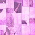 thumbnail image 1 of Ahgly Company Indoor Square Patchwork Pink Transitional Area Rugs, 4' Square, 1 of 4