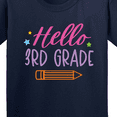 thumbnail image 4 of Inktastic Back to School Hello 3rd Grade Youth T-Shirt, 4 of 5