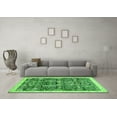 thumbnail image 3 of Ahgly Company Indoor Rectangle Oriental Green Traditional Area Rugs, 2' x 4', 3 of 4