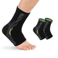 thumbnail image 1 of 1 par de tobilleras deportivas, tobilleras torcidas, tobilleras de compresión, soporte para tendinitis de Aquiles y fascitis plantar, alivian la hinchazón del dolor (M), 1 of 5