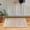 Linen, variant on Savi Home 100% Cotton Reversible Hand-Tufted Bath Rug, Charcoal Grey, 17" x 24"