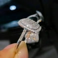 thumbnail image 2 of 2.50Ct Round Cut Lab-Created Diamond Engagement Ring 14K White Gold Plated, 2 of 4