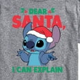 thumbnail image 3 of Lilo & Stitch - Dear Santa I Can Explain - Men's Short Sleeve Graphic T-Shirt, 3 of 5
