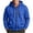 Blue, variant on Zip Up Jacket Men Solid Color Baggy Drawstring Hoodies for Men Work Fall Jackets with Pockets XXXL, Gifts for Men