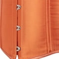 thumbnail image 5 of Stay Corset Underbust Corset Top Women Satin Lace Up Boned Underbust Corset Gothic Corset Orange 3XL, 5 of 5