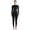 Black, variant on GKV Women’s Neoprene Front-Zip Long Sleeve Full Leg Wetsuit – Quick-Dry Sun Protection for Snorkeling & Surfing