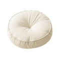 thumbnail image 1 of Lipstore Coussin de Sol Rond Coussin de Méditation Coussin d'Assise Polyvalent Coussin de Sol de Méditation pour s'Asseoir Balcon Intérieur Extérieur Beige, 1 of 8