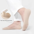 thumbnail image 3 of 10 Pairs No Show Socks for Women, Non Slip Low Cut Liner Socks, Thin Nylon Invisible Footies for Flats, Loafers & Shoes, 3 of 6