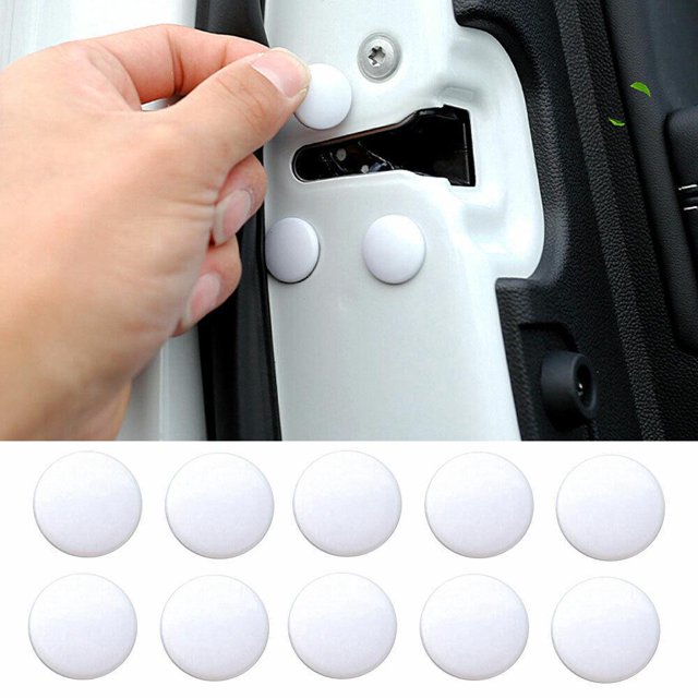 Tapa Protectora Sincero para Tornillos de Cerradura de Puerta Interior de Coche 12 Piezas Color Blanco
