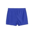 thumbnail image 4 of Sinleey Girls Sparkle Ballet Dance Shorts Glitter Athletic Shorts High Waisted Workout Sports Yoga Royal Blue 8, 4 of 5