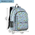 thumbnail image 2 of ALAZA Butterfly on Blue Laptop Backpack Purse Travel Bag Casual School Bookbag Rucksack for Women Men, 2 of 6