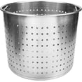 thumbnail image 1 of Large Stainless Steel Crawfish Pot with Strainer Basket and Handle - Perfect for Seafood Boiling, 1 of 5