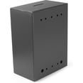 thumbnail image 3 of Metal Donation Box Charity Steel Collection ballot Box Office Suggestion Box Secure Box With Front and top Slot Easy Wall Mount with pre drilled holes 8.5x6.5x4" Drop Box for Home and OfficeGray, 3 of 3
