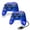 2 Clear Blue, variant on RetroFam Wired Game Controller -Compatible with Xbox Original Game Console – Duke Style, Clear Green