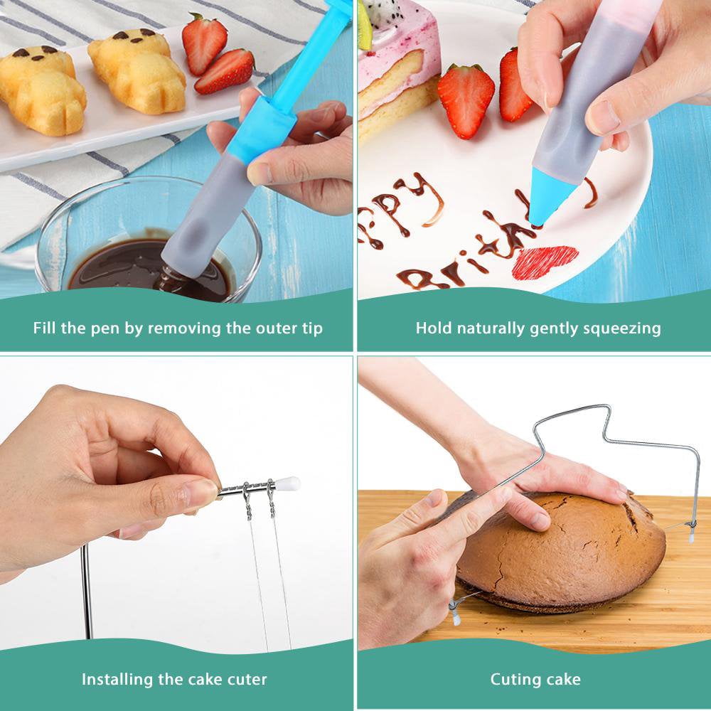 BSHAPPLUS 150 Pcs Cake Decorating Supplies Set – picture 8