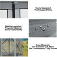 thumbnail image 3 of COBIZI Pop up Gazebo Screen Tent Screen House for Camping,12x12 Starry Sky Gazebo with Removable Roof, Outdoor Screened Gazebo with Sidewalls, Portable Hub Tent with Carry Bag and Ground Stakes,Gray, 3 of 11