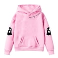 thumbnail image 4 of Zylarhe Halloween Sweatshirts for Kids Girls Hoodies Letter Print Pullover Long Sleeve Casual Outfit Soft Everyday Pink 5-6 Years, 4 of 4