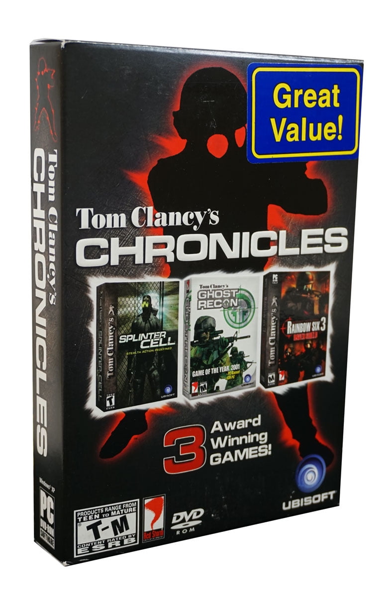 Tom Clancy's Triple PC Game Pack (Splinter Cell + Ghost Recon + Rainbow Six 3 Raven Shield)