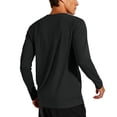 thumbnail image 6 of Asxite Men Plus Size Tops Round Neck Long Sleeve Solid Breathable Fast Dry Sport Shirts, 6 of 7