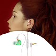 thumbnail image 4 of Auricular con cable Auriculares con cable para juegos, sonido de en oreja, estéreo x6, bobina móvil grande, graves pesados, corte de diamante, subwoofer - verde Magideal Auricular con cable, 4 of 6