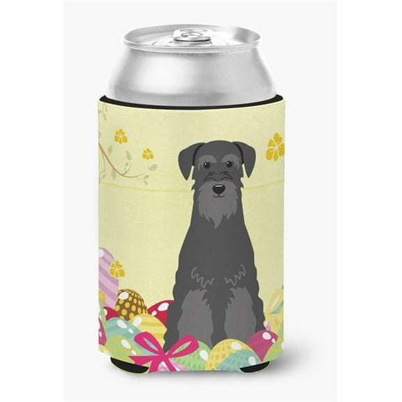 Easter Eggs Standard Schnauzer Black Can or Bottle Hugger