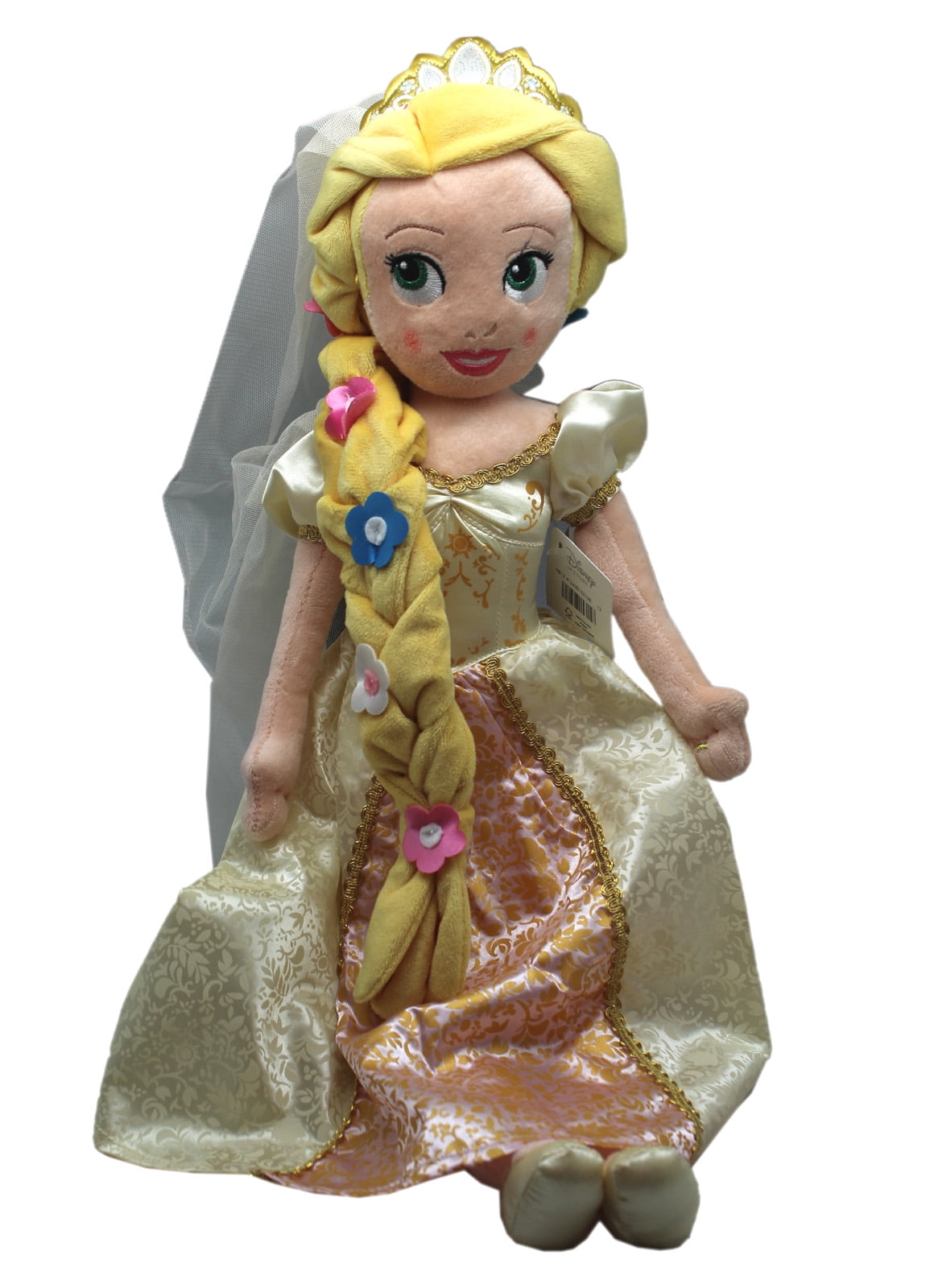 Disney Store exclusive wedding Princess Rapunzel Tangled Soft plush toy  doll A22