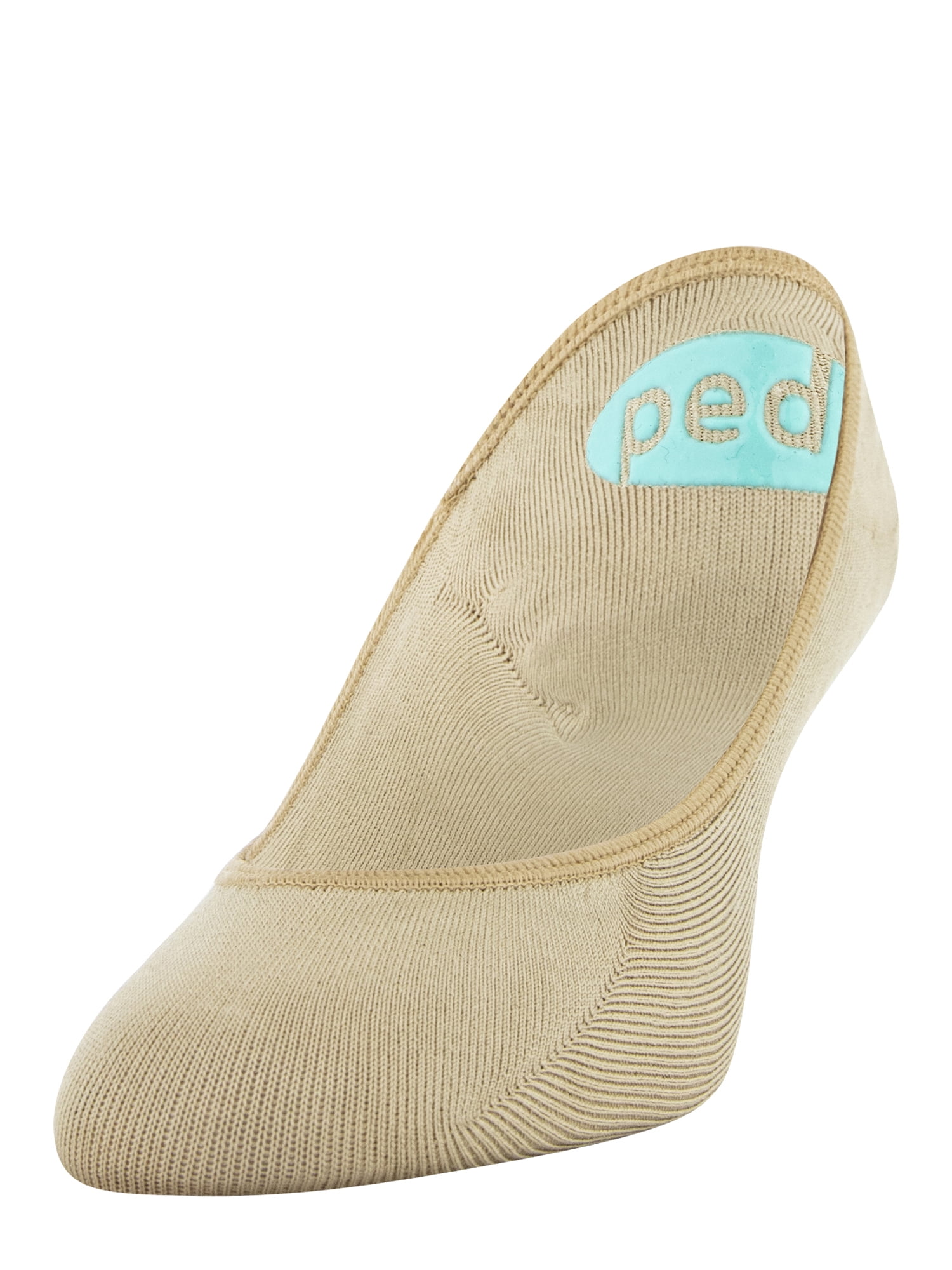 Peds Women's Lightweight Super Low Cut No Show Liner Socks, Shoe Sizes 5-10, 5-10W and 8-12, 3 Pairs