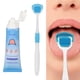 thumbnail image 3 of Cepillo De Gel Para Limpieza De Lengua, 2 Piezas Para Quitar El Mal Aliento, Cómodo, Juego De Gel Para Cepillo De Lengua Limpio Para El Hogar, 3 of 7