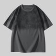 thumbnail image 1 of Blusas y camisas de manga corta y cuello redondo para hombre, blusas informales de verano con estampado, cuello redondo, manga corta, transpirables, blusas de poliéster para hombre., 1 of 4