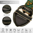 thumbnail image 3 of FORMRS Womens Crossbody Sling Bag Travel Daypack Shoulder Chest Backpack, Orange Tree Pattern, 3 of 7